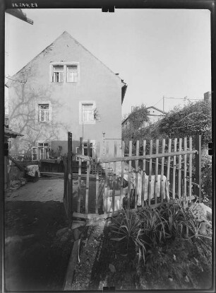 Meißen-Altstadt, Hintermauer. Wohnhaus. Giebelfront