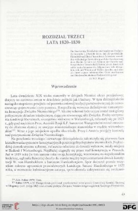 Rozdział III: lata 1820-1830