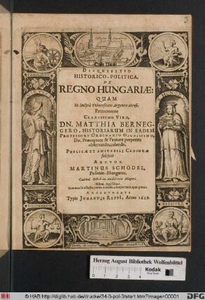 Disquisitio Historico-Politica, De Regno Hungariae