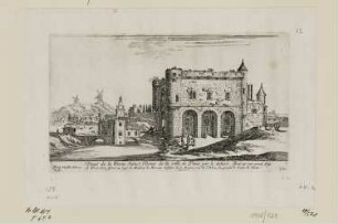 Veuë de la porte Sainct Denis de la ville de Paris par le dehors, aus: „Diverses veues faicts par Israel Silvestre“