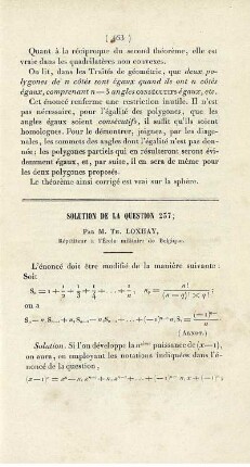 Solution de la question 237