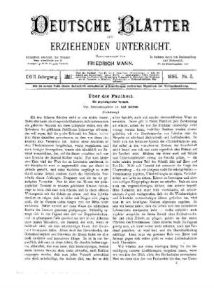 Über die Faulheit : (Fortsetzung)