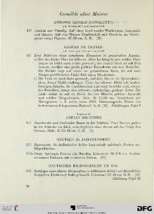 Gemälde alter Meister (Nr. 150-198)