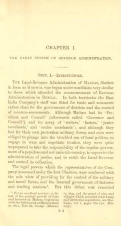 Chapter I. The early system of revenue administration