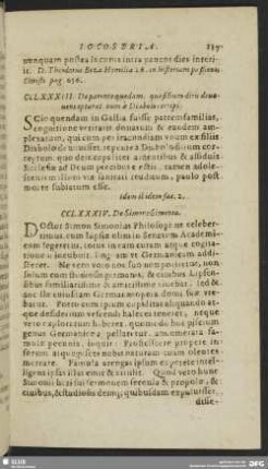 CCLXXXIII. De parente quodam, qui filium diris devovens optarat, eum à Diabolo corripi