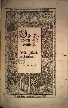 Biblia Das ist die gantze Heilige Schrifft, Deutsch : Auffs new zugericht, [1]