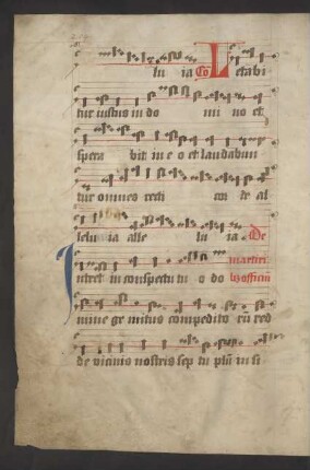 Commune plurimorum martyrum (unvollständig)