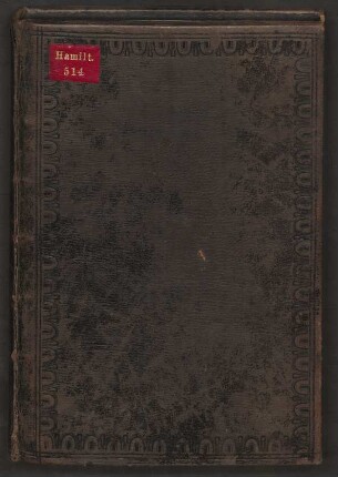 Thesaurus pauperum : Ms. Ham. 514