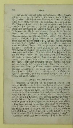 Philipp und Demosthenes