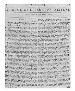 Neue Landbibliothek für Winterabende. Bd. 2-3. Prag, Leipzig: Albrecht 1793-94
