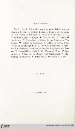 Ernennungen