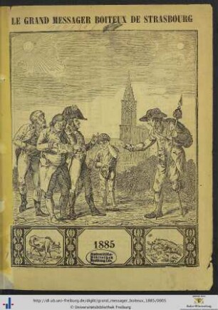 70. Année: Le grand messager boiteux de Strasbourg: Almanach Historique, Moral Et Recreatif Pour 1885