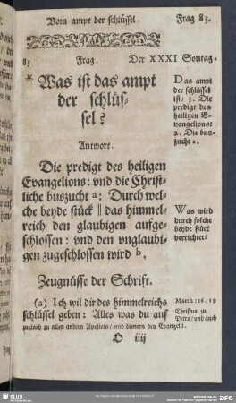 Vom ampt der schlüssel