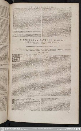 In Epistolam Pauli Ad Apostoli Ad Galatas Catholica Expositio Ecclesiastica