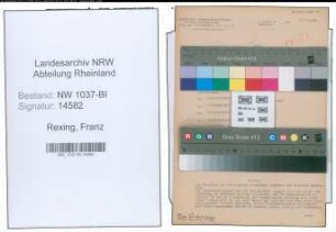 Entnazifizierung Franz Rexing , geb. 14.03.1913 (Teilhaber)