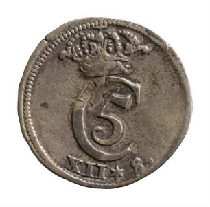 Münze, 12 Skilling, 1670/1699