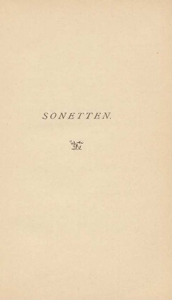 Sonetten