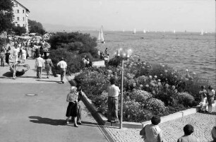 Überlingen: Uferpromenade vom Park aus