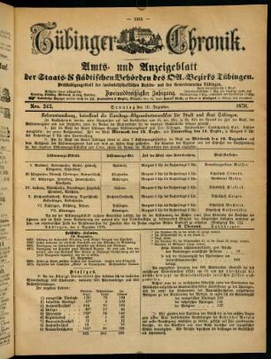 1025-1040, 10. Dezember (Nro. 242) - 13. Dezember (Nro. 244)