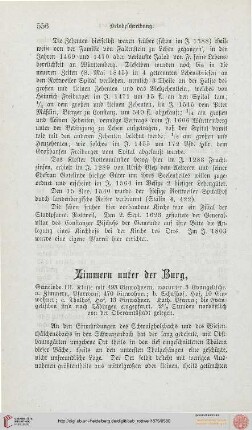 Zimmern unter der Burg
