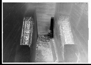 Staustufe Ottendorf. Bewehrung für die Auflager des Öldruckzylinders (Fischpasspfeiler).
