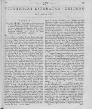 Müller, J.: De Glandularum Secernentium Structura Penitiori Earumque Prima Formatione In Homine Atque Animalibus. Leipzig: Voss 1830