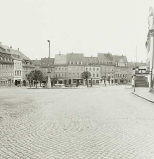 Waldenburg (Sachsen), Marktplatz, Westseite
