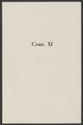 Convolut XI