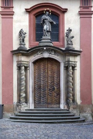 Katholische Kirche Sankt Georg, Fassade, Prag, Hradschin, Tschechische Republik