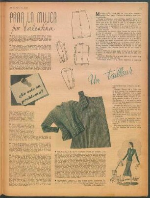 Un tailleur : Para la mujer