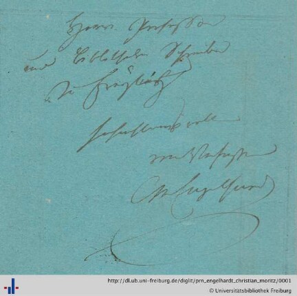 [Provenienz]: Engelhardt, Christian Moritz