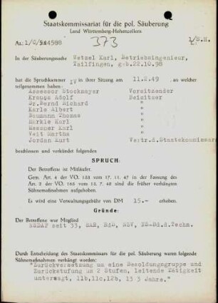 Wetzel, Karl