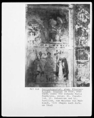 Die büßende Maria Magdalena und der heilige Sebastian mit dem heiligen Cyrill und dem heiligen Theodolus