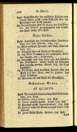 Rohe Bücher.