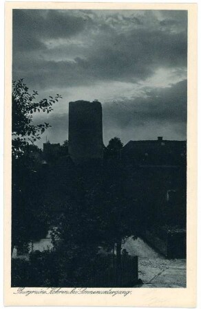 Kohren. Abendstimmung
