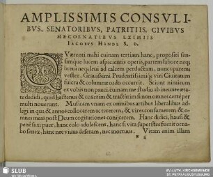 Amplissimis consulibus