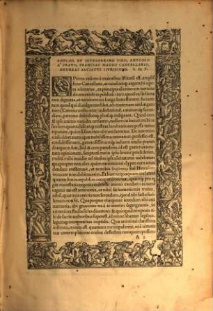 Paradoxorum ad Pratum libri VI : Dispunctionum libri IV ; In tres libros Cod. III. ; De eo quod interest l. I. ; Praetermissorum l. II. ; Declamatio ; De stip. dvisionibus commentariolus