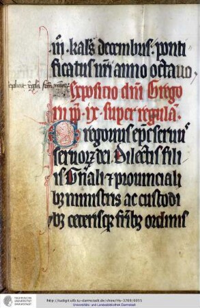 Gregorius IX. papa: Expositio regulae