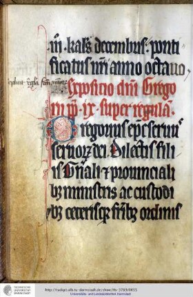 Gregorius IX. papa: Expositio regulae