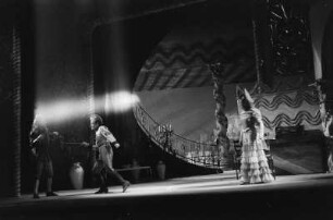 Szenenbilder aus der Oper "Der Barbier von Sevillia" an der Deutschen Oper in Berlin