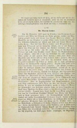 § 89. Dr. Martin Luther