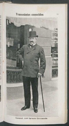 General José Ignacio Garmendia - [Retrato] : Transeúntes conocidos