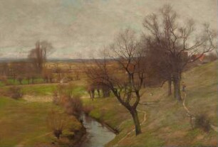 Schlesische Frühlingslandschaft