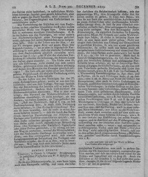 Elsässer, W. F.: Einnerungen. In poetischen Versuchen. Tübingen: Osiander 1823