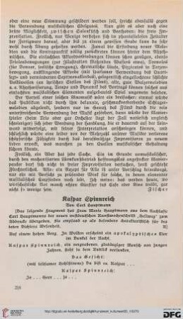 35: Kaspar Spinnreich