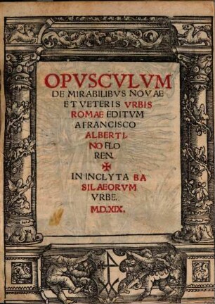 Opusculum de mirabilibus novae et veteris urbis Romae