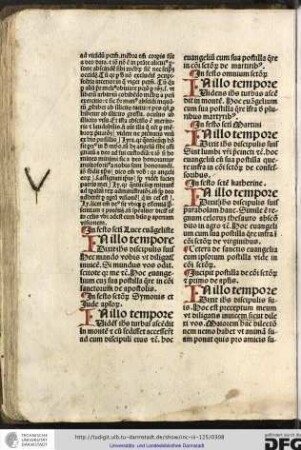 In illo tempore dicit Iesus discipulis suis hoc est preceptum meum...