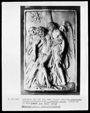 Leichnam Christ von zwei Engeln gehalten