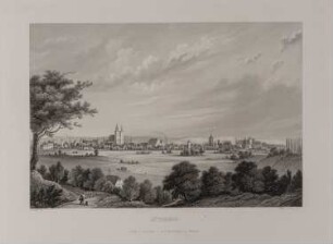 Jüterbog: Stadt von Nordwesten (Brandenburgisches Album, Blatt 42)