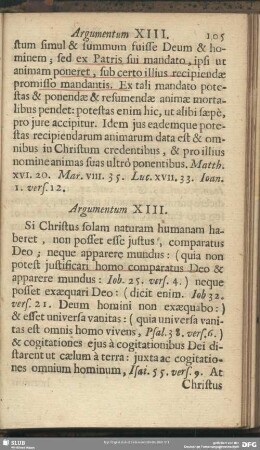 Argumentum XIII